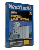 WALTHERS CORNERSTONE HO BUILDING KIT  9333022 ADM Concrete Grain Elevator