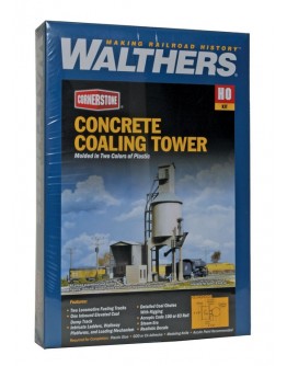 WALTHERS CORNERSTONE HO BUILDING KIT  9333042 Concrete Coaling Tower [Tower and Shed]