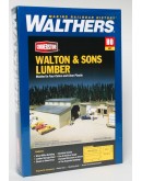 WALTHERS CORNERSTONE HO BUILDING KIT  9333057 Walton & Sons Lumber Company