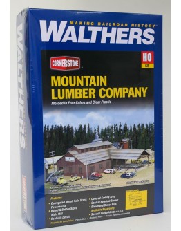 WALTHERS CORNERSTONE HO BUILDING KIT  9333058 Mountain Lumber Company Sawmill