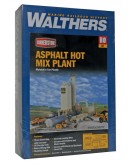 WALTHERS CORNERSTONE HO BUILDING KIT  9333085 Black Gold Asphalt Hot Mix Plant