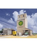 WALTHERS CORNERSTONE HO BUILDING KIT  9333096 Valley Growers Association Steel Grain Elevator