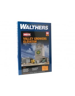 WALTHERS CORNERSTONE HO BUILDING KIT  9333096 Valley Growers Association Steel Grain Elevator