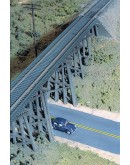 WALTHERS CORNERSTONE HO BUILDING KIT  9333147 Trestle with Deck Girder Bridge