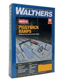 WALTHERS CORNERSTONE HO BUILDING KIT  9334048 Piggyback Ramps