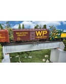 WALTHERS CORNERSTONE HO BUILDING KIT  9334507 70' Single Track Railroad Deck Girder Bridge