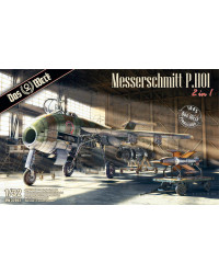 DAS WERK 1/32 SCALE PLASTIC MODEL AIRCRAFT KIT - DW32002 MESSERSCHMITT P.1101 DWK32002