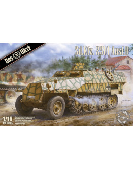 DAS WERK 1/16 SCALE PLASTIC MILITARY MODEL KIT - 16005 - Sd.Kfz. 251/1 Ausf.D