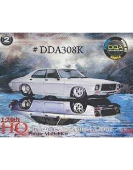 DDA COLLECTIBLES 1/24 SCALE PLASTIC MODEL CAR KIT - DDA308K - Holden Slammed Custom 4 Door HQ Monaro 