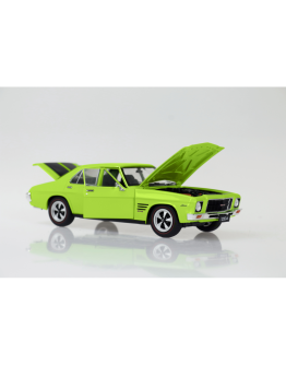 DDA COLLECTIBLES 1/24 SCALE DIE-CAST MODEL CAR - DDA325 - LIME GREEN HQ HOLDEN GTS 4 DOOR MONARO