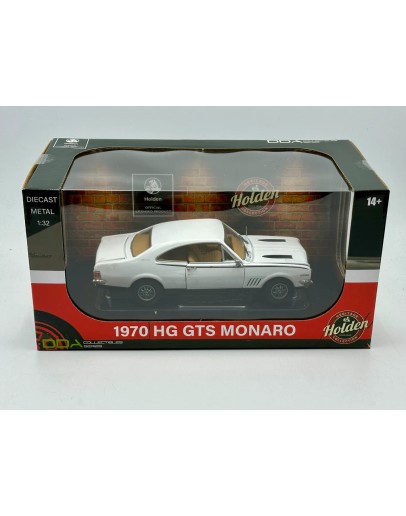 DDA COLLECTIBLES 1/32 SCALE DIE-CAST MODEL - DDA32840W - 1970 Holden HG Monaro GTS Kashmir White