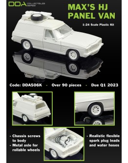 DDA COLLECTIBLES 1/24 SCALE PLASTIC MODEL CAR KIT - DDA506K - Max's HJ Panel Van