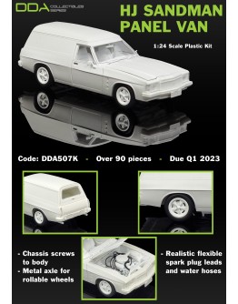 DDA COLLECTIBLES 1/24 SCALE PLASTIC MODEL CAR KIT - DDA507K - HJ Sandman Panel Van