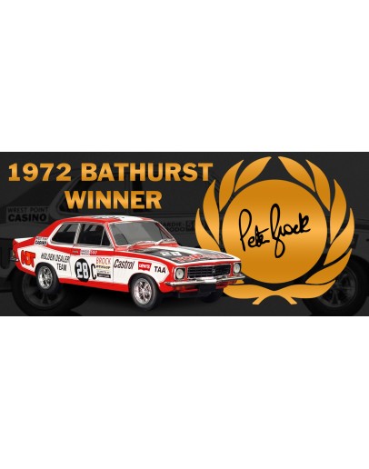 DDA COLLECTIBLES 1/24 SCALE DIE-CAST MODEL CAR - DDA607 - BROCKS 1972 LJ TORANA (BATHURST WINNER)