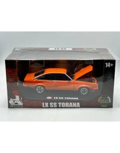 DDA COLLECTIBLES 1/24 SCALE DIE-CAST MODEL CAR - 805 - SS TORANA ORANGE DDA805