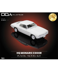 DDA COLLECTIBLES 1/24 SCALE PLASTIC MODEL CAR KIT - DDAK329 - HQ Holden Monaro 2 Door GTS Sealed Body Opening Bonnet W/Engine