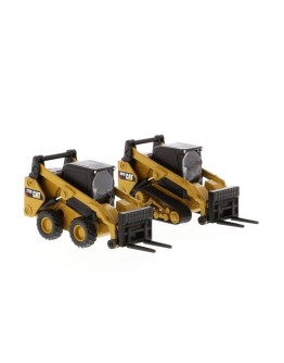 DIECAST MASTERS - CAT 1/64 DIE CAST MODEL - 84647 - CAT 272D2 LOADER TWIN PACK - CAT84647