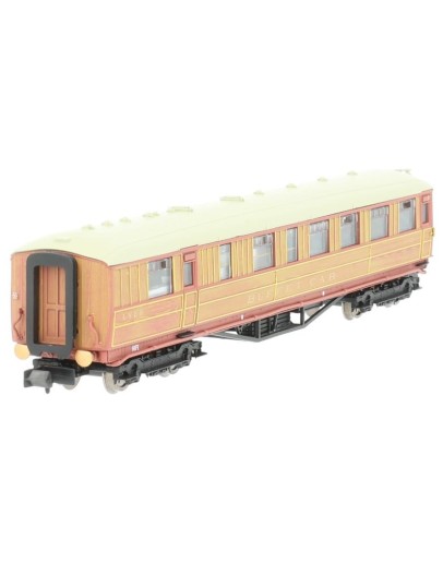 DAPOL N GAUGE CARRIAGE 2P-011-306 LNER GRESLEY BUFFET COACH #9132- LNER TEAK