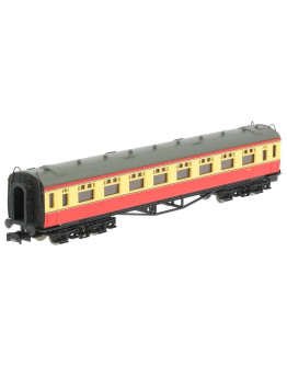 DAPOL N GAUGE CARRIAGE 2P-000-135 GWR COLLETT 60FT SECOND COACH BR CRIMSON & CREAM