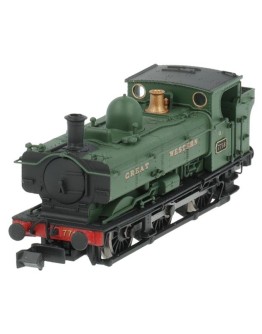 DAPOL N GAUGE STEAM LOCOMOTIVE 2S-007-029 GWR COLLETT PANNIER 0-6-0 TANK - # 7718 - GWR GREEN - DA2S007029