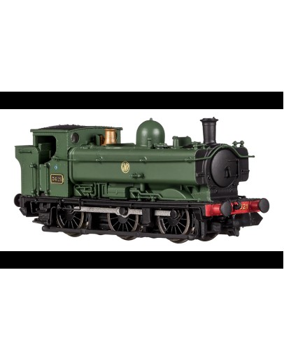 DAPOL N GAUGE STEAM LOCOMOTIVE 2S-007-030 GWR COLLETT PANNIER 0-6-0 TANK - # 3621 - GWR GREEN SHIRTBUTTON LIVERY - DA2S007030