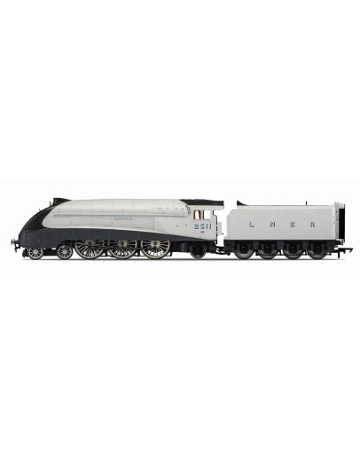 DAPOL N GAUGE STEAM LOCOMOTIVE 2S-008-013 GRESLEY LNER CLASS A4 4-6-2 # 2511 SILVER KING -LNER SILVER GREY W/VALANCE