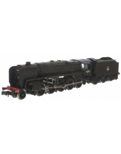 DAPOL N GAUGE STEAM LOCOMOTIVE 2S-013-006 BR STANDARD 9F 2-10-0 #92079 UNLINED BLACK WITH EARLY CREST