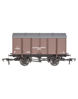 DAPOL OO SCALE WAGON 4F-013-142 SR GUNPOWDER VAN #62155 - SR BROWN - DA4F013142