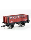 DAPOL OO SCALE WAGON 4F-052-001 5 Plank 9Ft Wheelbase Open Wagon - Marshall # 2 - Red