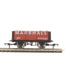 DAPOL OO SCALE WAGON 4F-052-001 5 Plank 9Ft Wheelbase Open Wagon - Marshall # 2 - Red