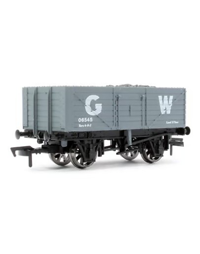 DAPOL OO SCALE WAGON 4F-071-178 7 PLANK OPEN WAGON - GREAT WESTERN RAILWAY # 6545 - GWR GREY - DA4F071178