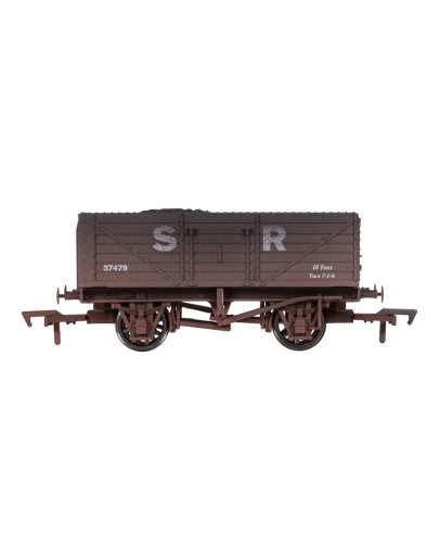 DAPOL OO SCALE WAGON 4F-071-181 7 PLANK OPEN WAGON - SOUTHERN RAILWAY # SR 37479 - SR BROWN [WEATHERED] - DA4F071181