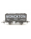 DAPOL OO SCALE WAGON 4F-080-118 8 Plank Open Wagon w/load - Monckton. # 2510 - Grey