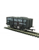 DAPOL OO SCALE WAGON 4F-090-001 9 Plank Open Wagon w/load - Lowell Baldwin Ltd. # 4601 - Black