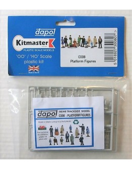 DAPOL KITMASTER OO/HO BUILDING KIT - PLASTIC C008 Platform Figures [Set of 36]