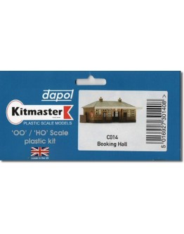 DAPOL KITMASTER OO/HO BUILDING KIT - PLASTIC C014 Booking Hall
