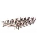 DAPOL KITMASTER OO/HO BUILDING KIT - PLASTIC C023 Fences and Gates [ 8 strips ]