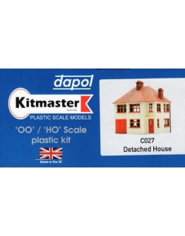 DAPOL KITMASTER OO/HO BUILDING KIT - PLASTIC C027 Detached House