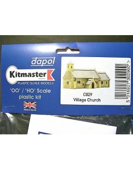 DAPOL KITMASTER OO/HO BUILDING KIT - PLASTIC C029 Village Church