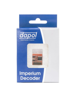 DAPOL LOCOMOTIVE DECODER - IMPERIUM 6 - PLUX-22 8 FUNCTION DECODER