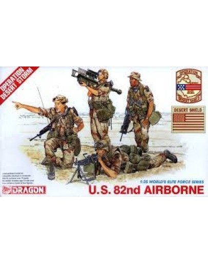 DRAGON 1/35 SCALE MODEL KIT - 3006 - U.S. 82nd AIRBORNE - DESERT STORM DR3006