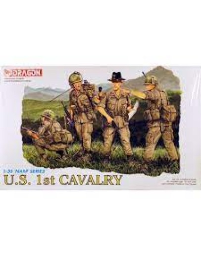 DRAGON 1/35 SCALE MODEL KIT - 3312 U.S. 1st CAVALRY VIETNAM DR3312