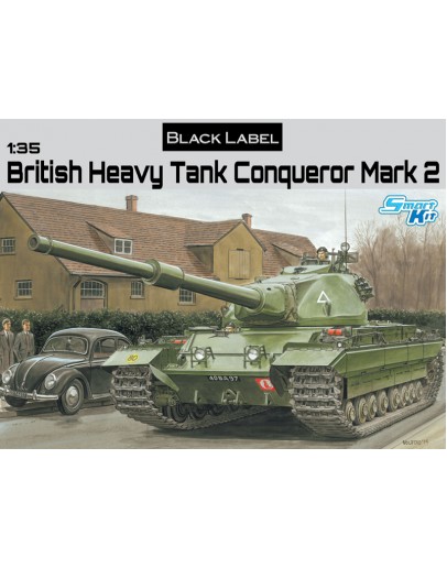 DRAGON 1/35 SCALE MODEL KIT - 3555 - British Heavy Tank Conqueror Mark 2