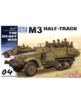 DRAGON 1/35 SCALE MODEL KIT - 3569 - IDF M3 HALF TRACK - MIDDLE EAST WAR SERIES - DR3569