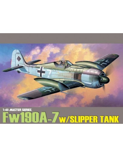 DRAGON 1/48 SCALE MODEL KIT - 5545 - Fw190A-7 w/Slipper Tank