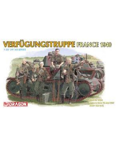 DRAGON 1/35 SCALE MODEL KIT - 6309 - VERFUNGSTRUPPE FRANCE 1940 DR6309