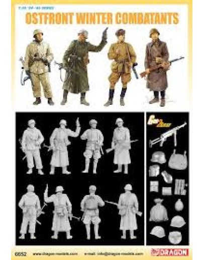 DRAGON 1/35 SCALE MODEL KIT  6652 WINTER GERMAN 1941 DR6652