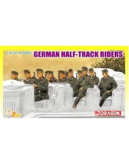 DRAGON 1/35 SCALE MODEL KIT  6671 WW2 GERMAN HALF TRACK RIDERS DR6671