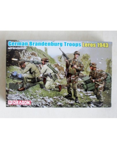 DRAGON 1/35 SCALE MODEL KIT - 6743 - German Brandenburg Troops Leros 1943