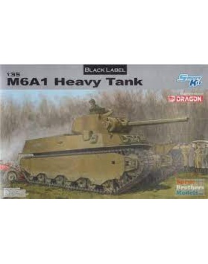 DRAGON 1/35 SCALE MODEL KIT - 6789 - M6A1 HEAVY TANK DR6789